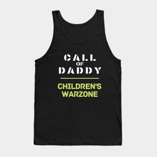 Call of daddy children's warzone Tank Top